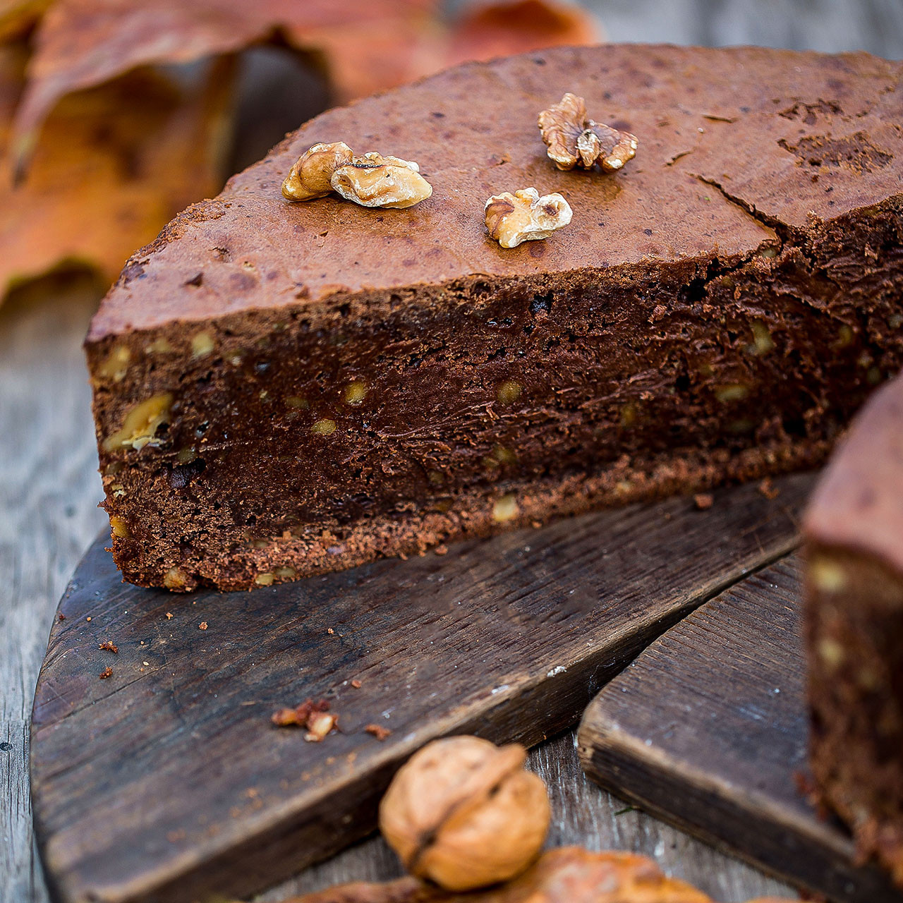 Ciasto brownie z orzechami