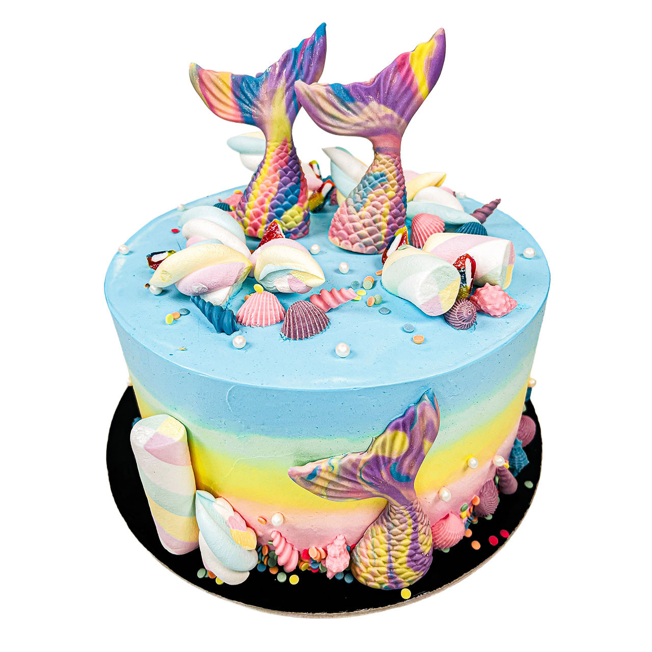 Tort Tęczowa syrenka