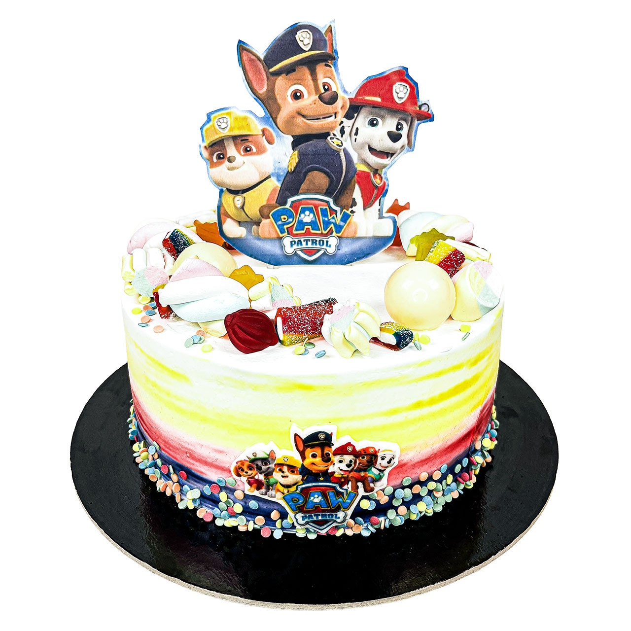 Tort Psi Patrol z wydrukiem jadalnym