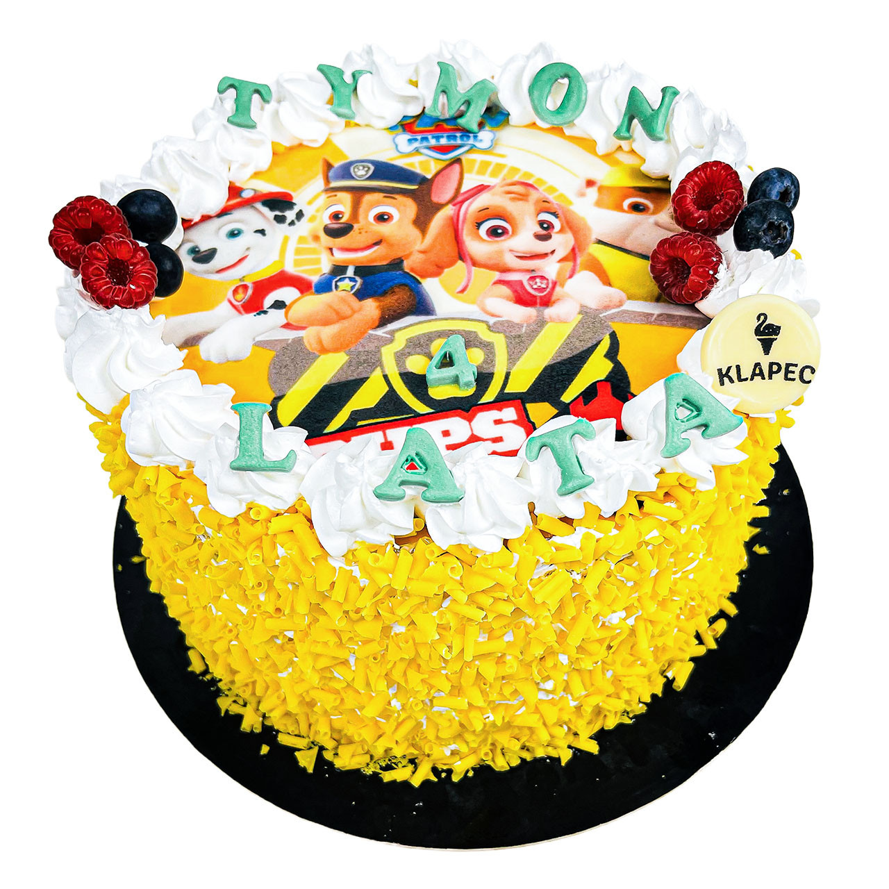 Tort Psi Patrol z opłatkiem