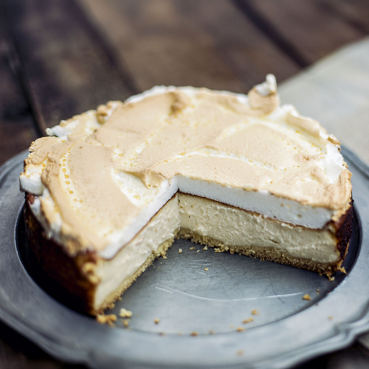 Ciasto sernik z pianką