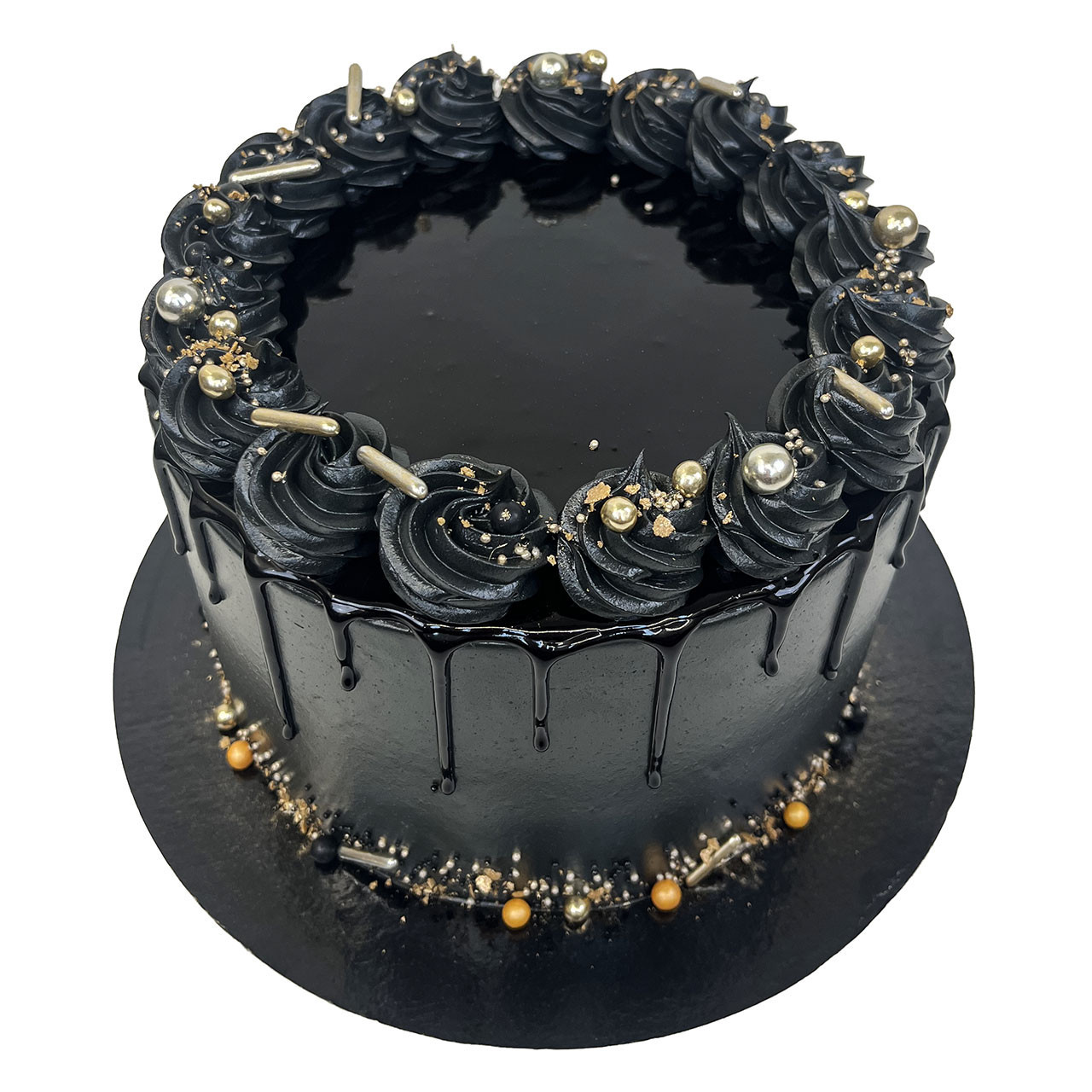 Tort drip cake czarny
