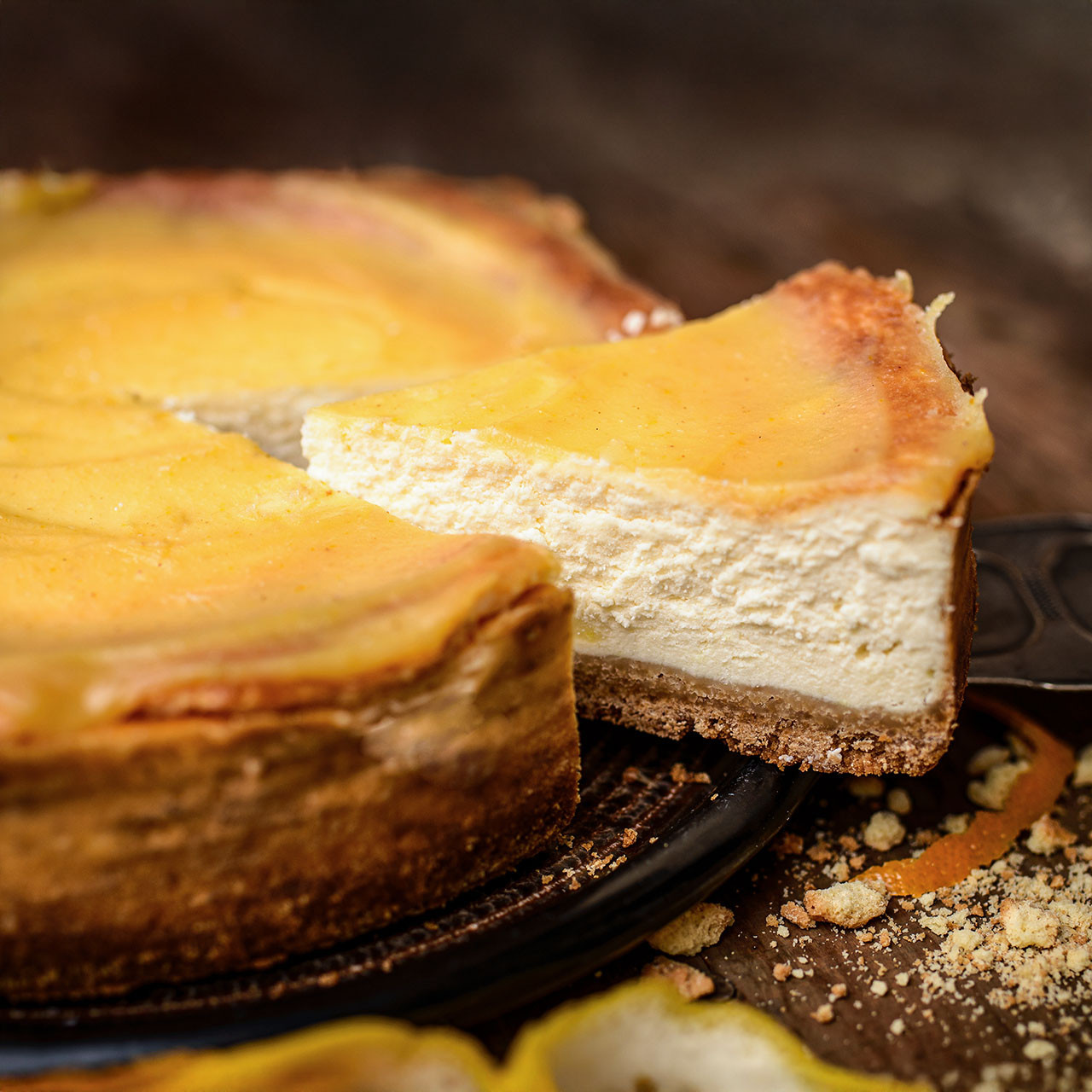 Ciasto sernik szefa z nutką cytryny i pomarańczy