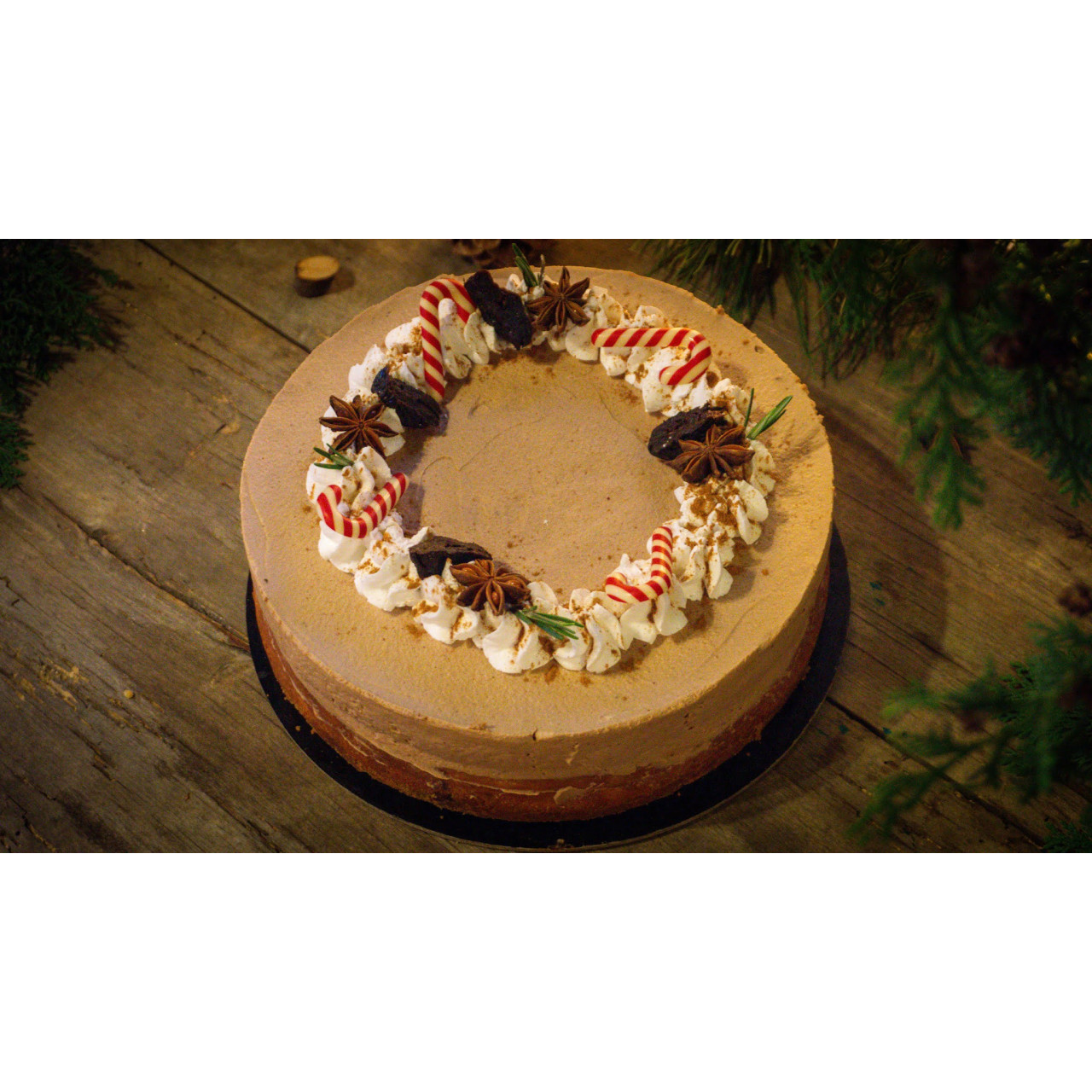 Ciasto sernik korzenny z musem czekoladowym