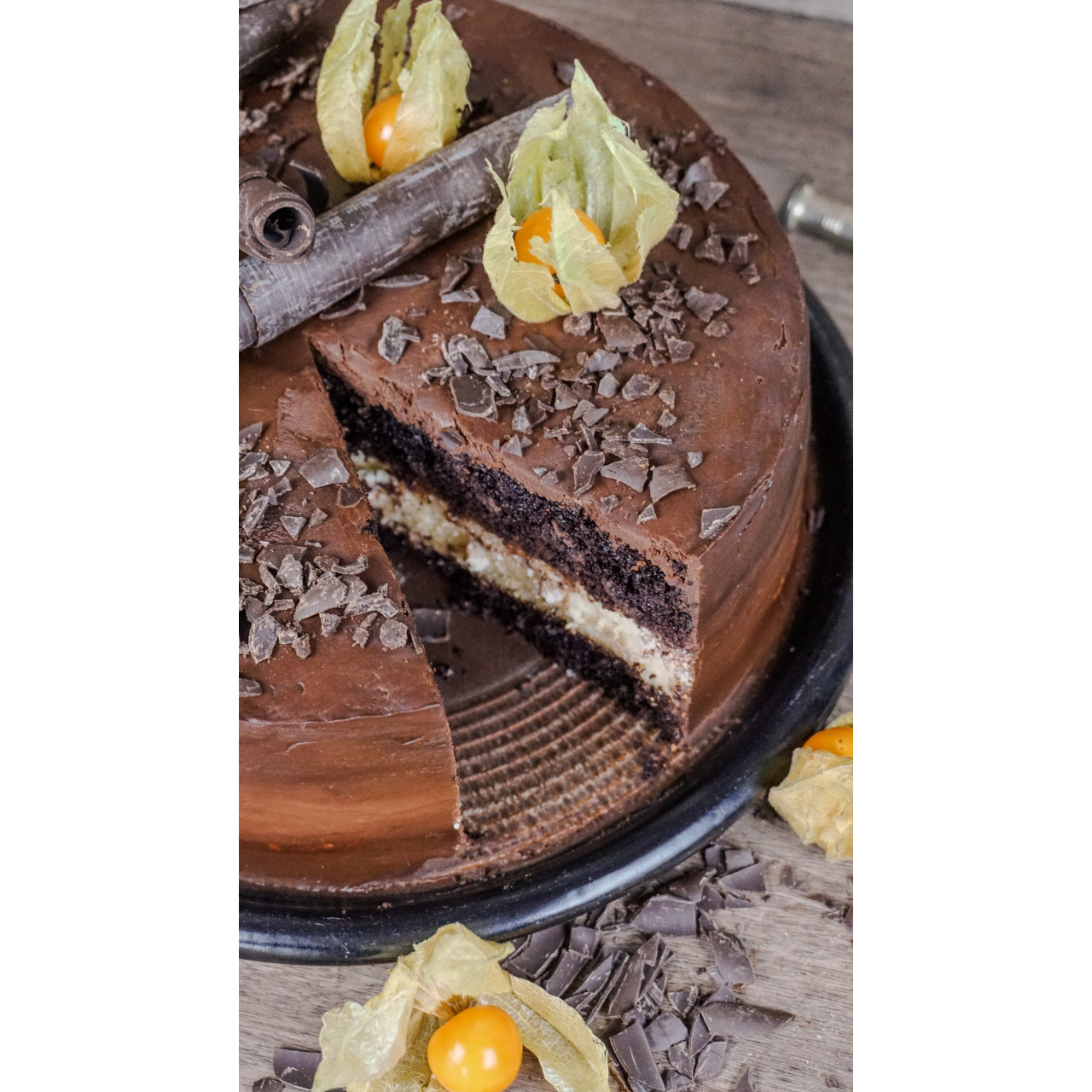 Ciasto sernik diabelsko czekoladowy