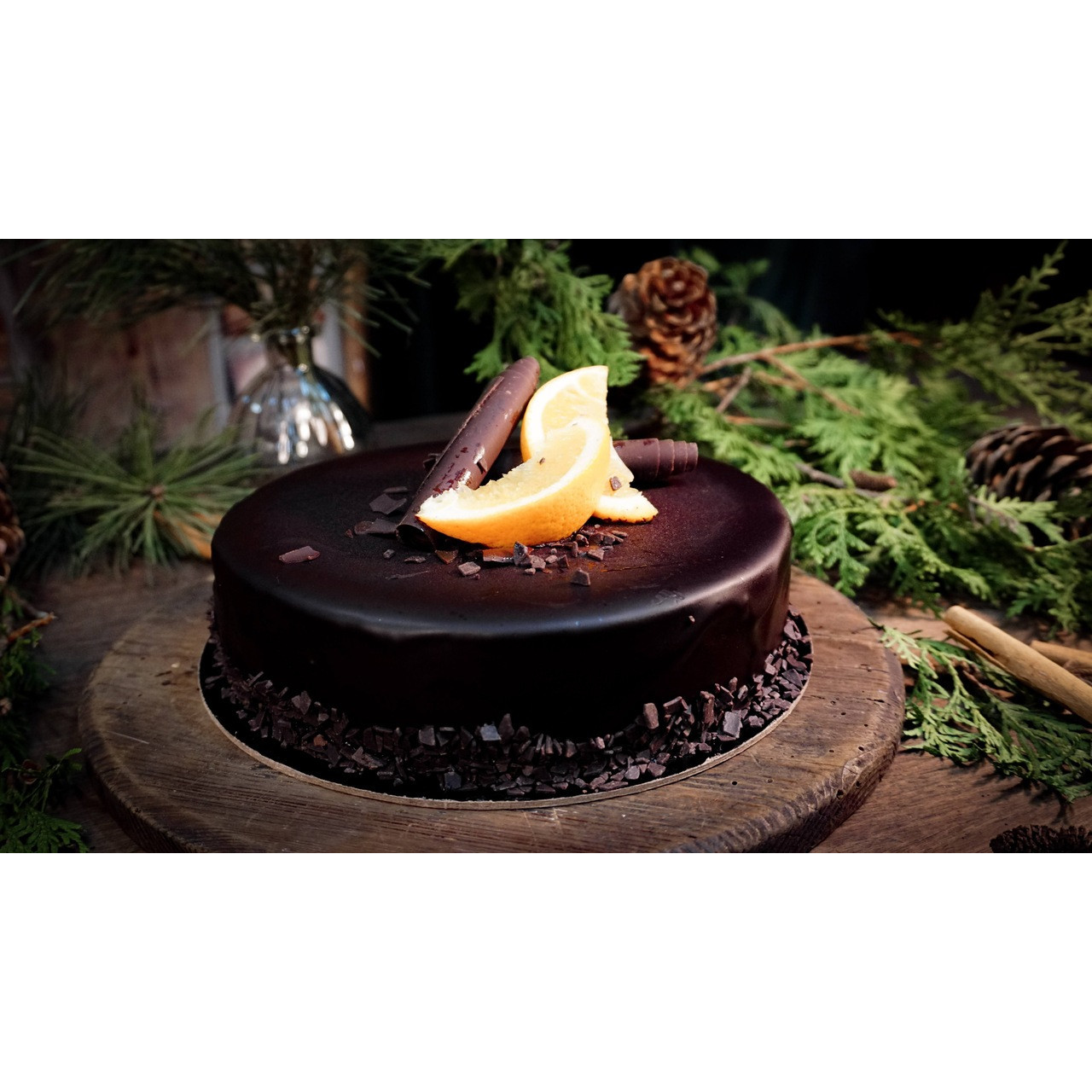 Tort pomarańczowy z czekoladą