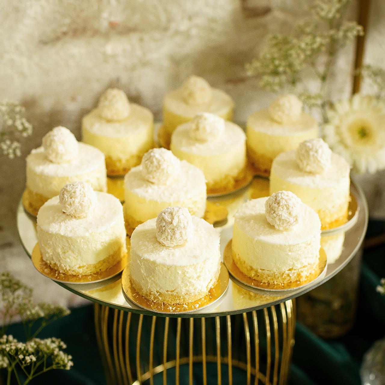 Bankietówka kokos - zestaw 15 sztuk