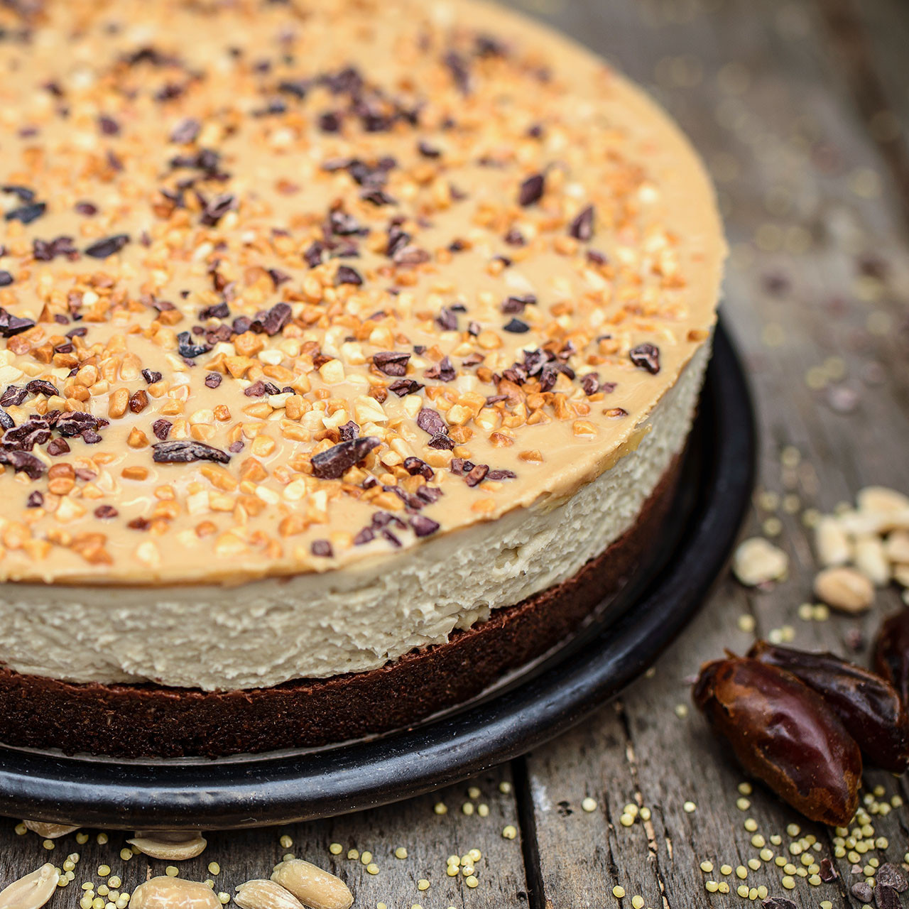 Ciasto snickers VEGE