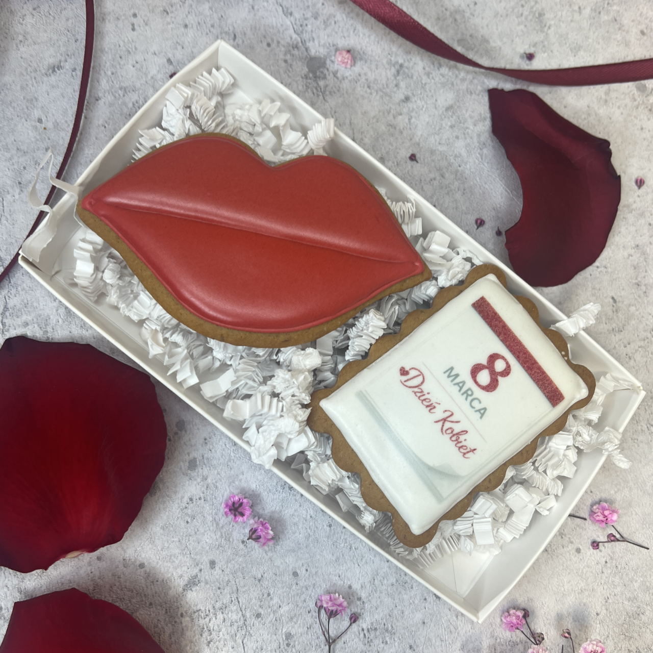 Zestaw ciasteczek maślano-miodowych - Usta