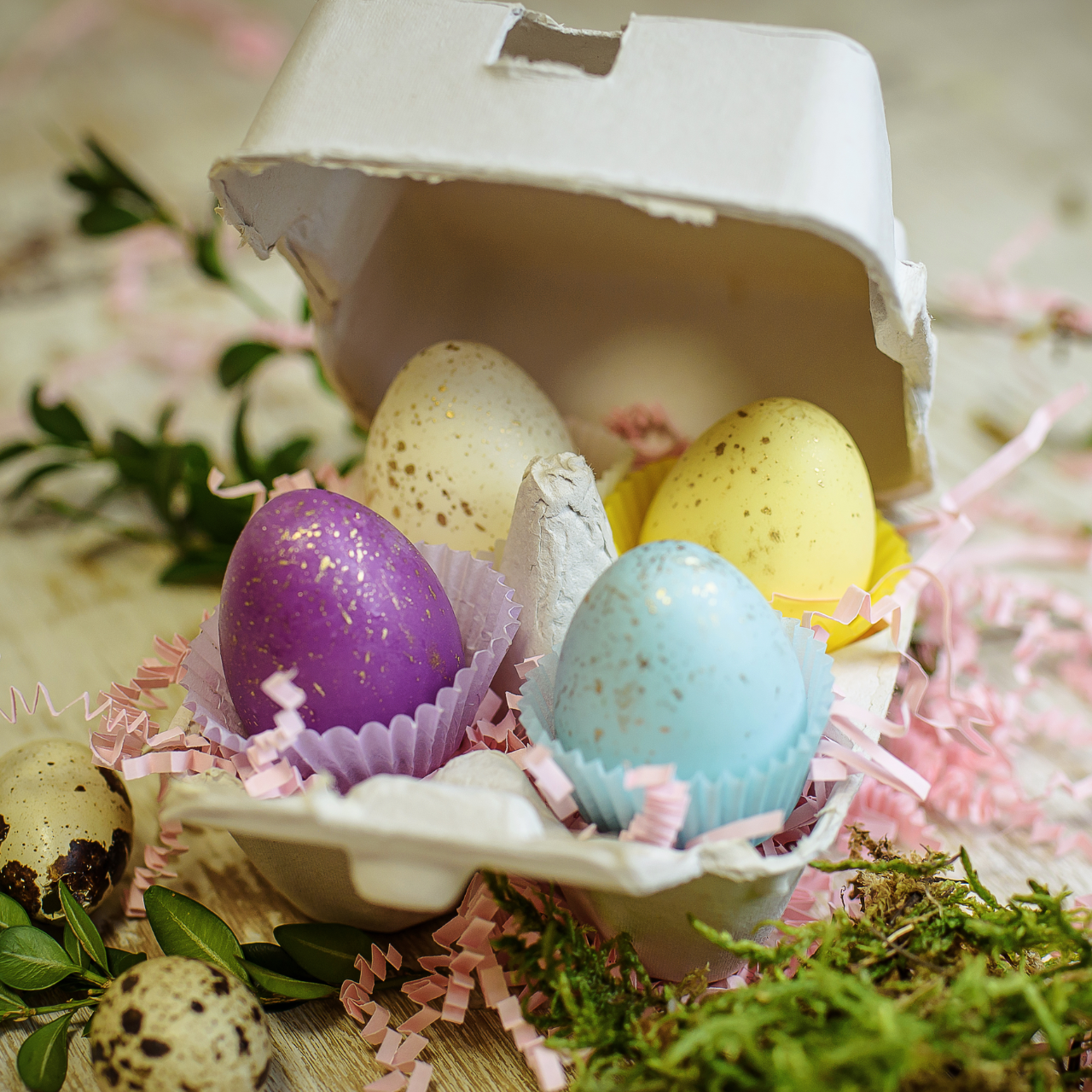 Monoporcje musowe: pisanki - zestaw 4 sztuk