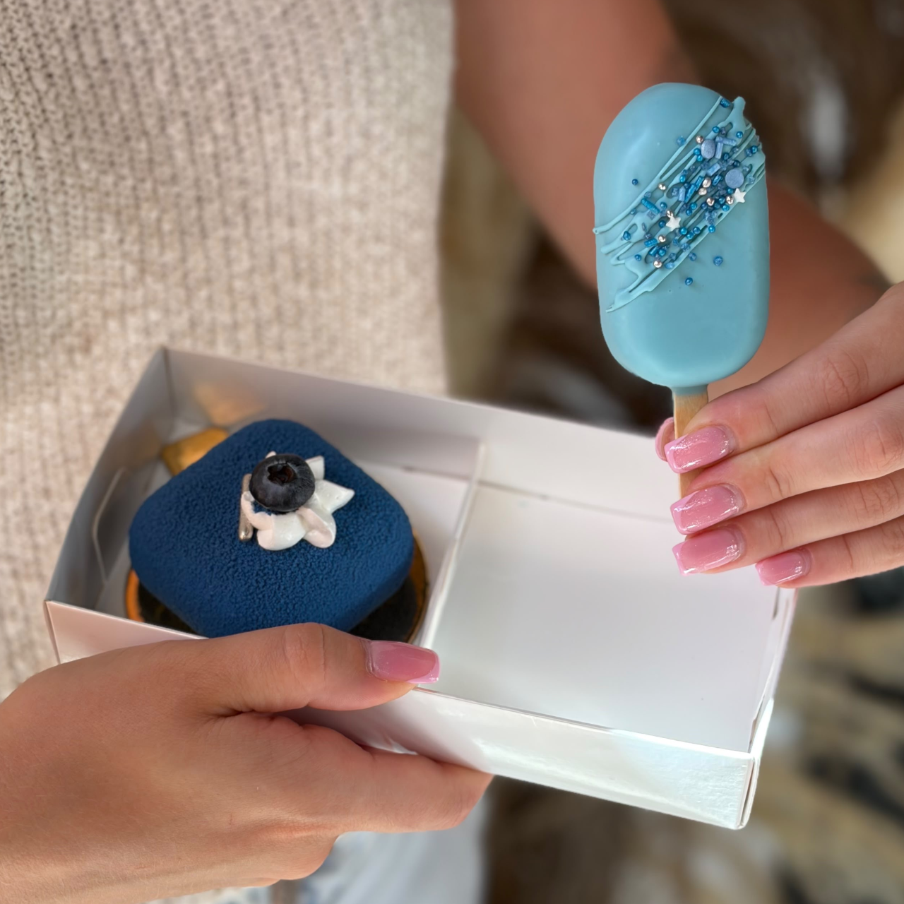 Box monoporcja i ice cake pops - Dzień Chłopaka