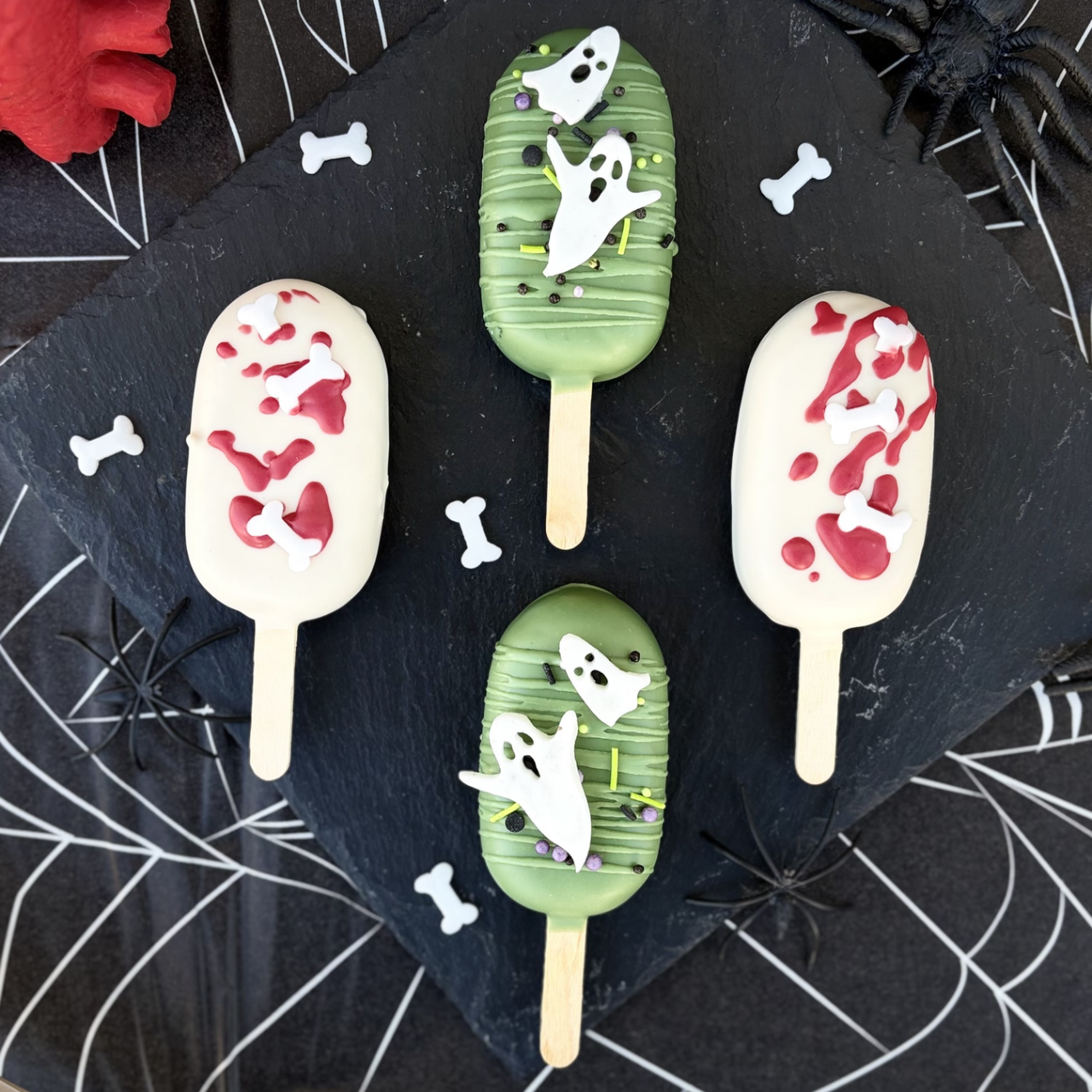 Ice Cake Pops Boo! Duszki - zestaw 4 sztuk