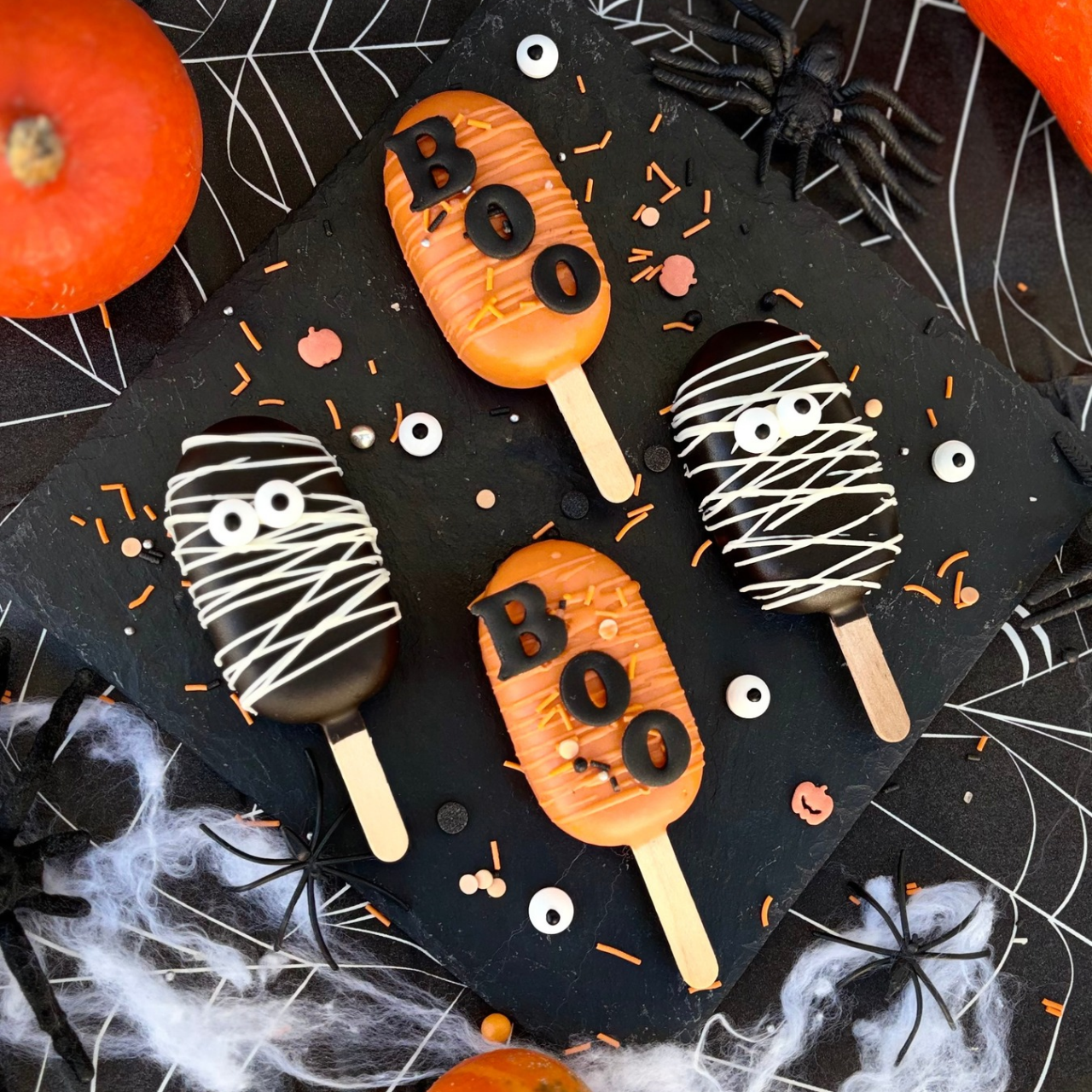 Ice Cake Pops Boo! Mumie - zestaw 4 sztuk