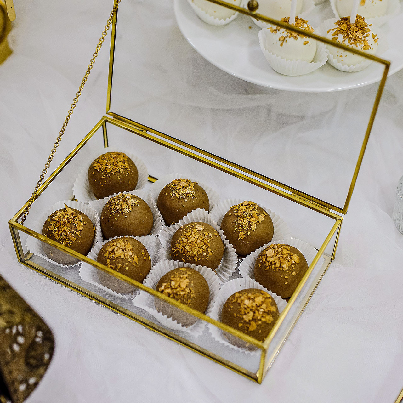 Pralina czekolada z pomarańczą - zestaw 15 sztuk