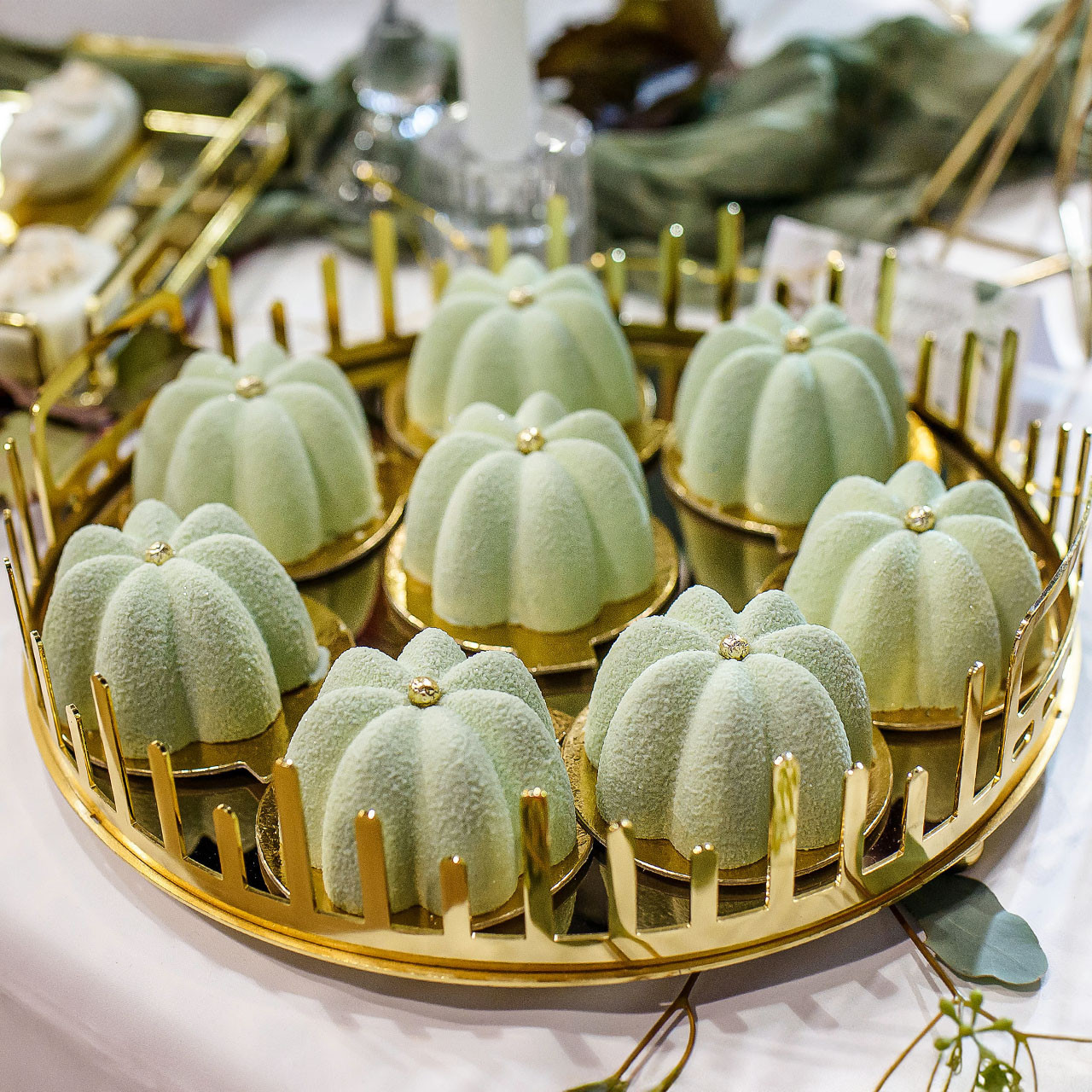 Monoporcja karmel z maliną - zestaw 15 sztuk