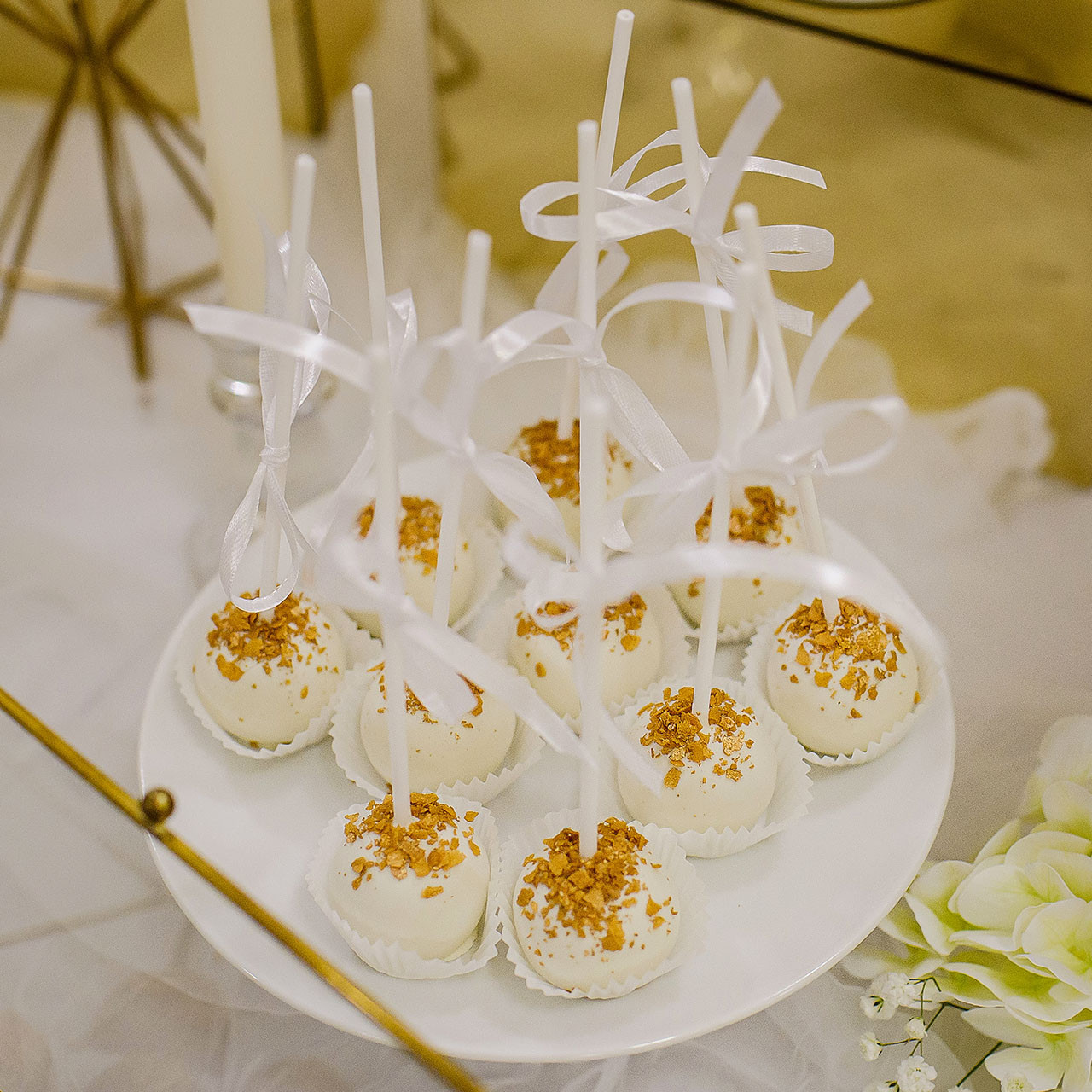 Cake pops ciasteczko - zestaw 15 sztuk