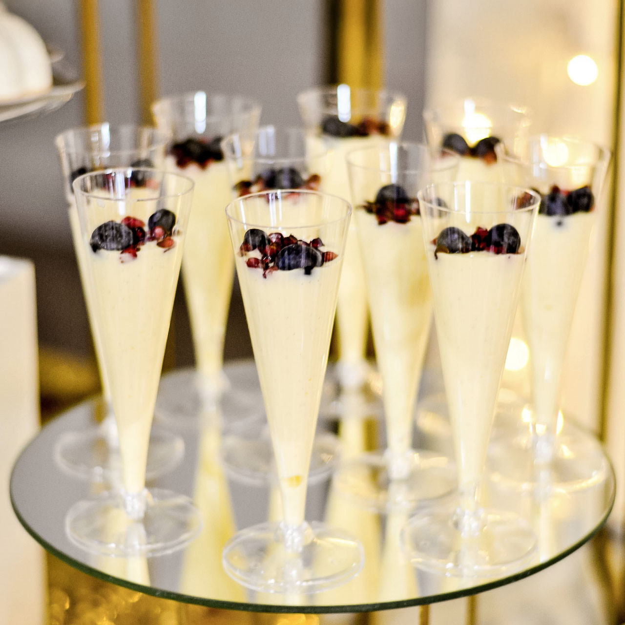 Duży deser crème brûlée - zestaw 15 sztuk