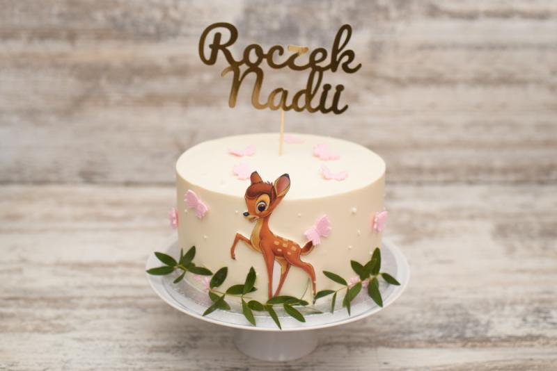 24.Tort Bambi na pierwsze urodziny