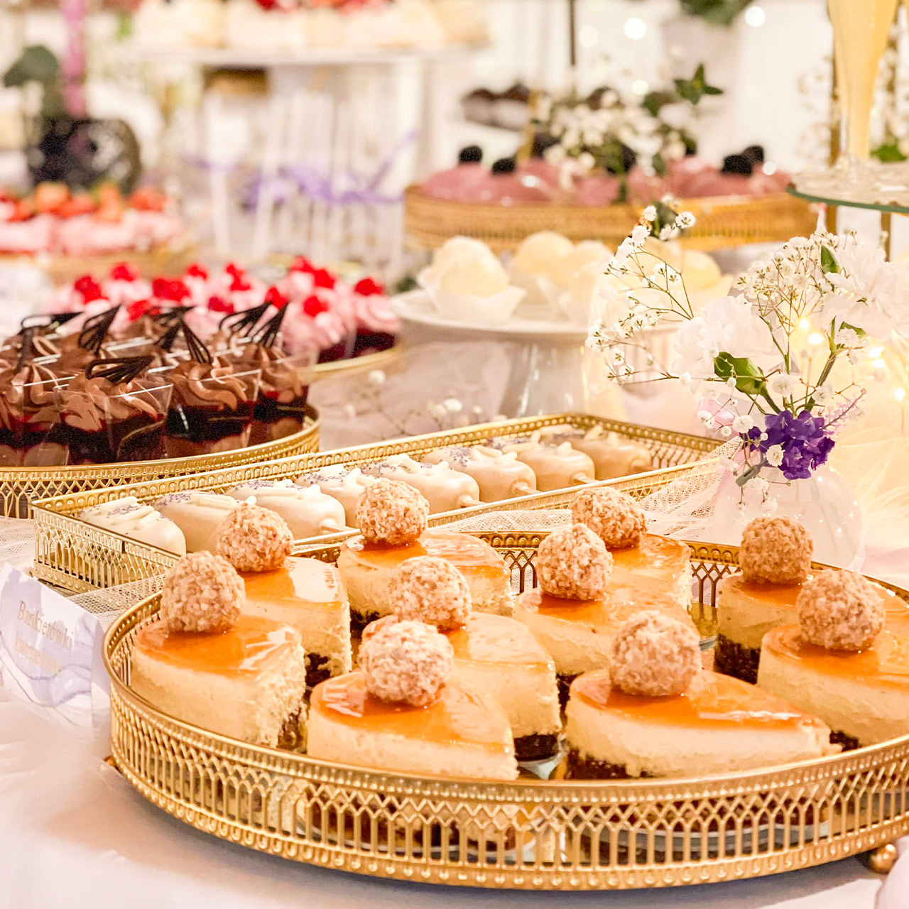 Oferta weselna cukierni Klapec – torty weselne i słodkie stoły w Gliwicach